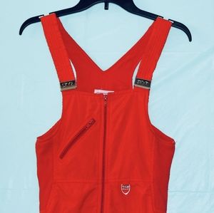 Vint 70s RED SKYR Ski Bib